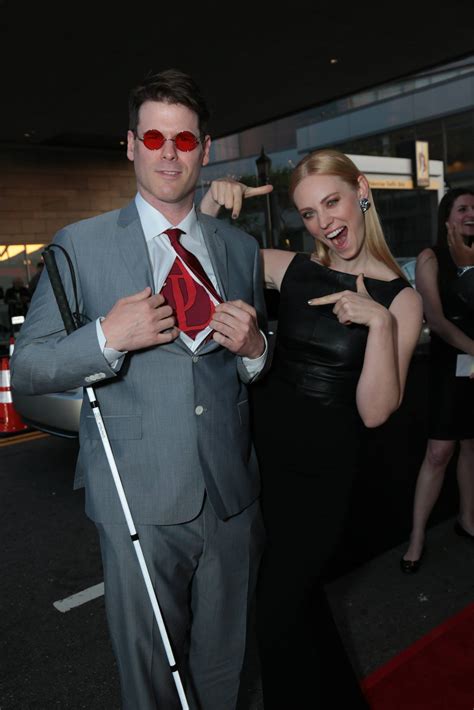 Deborah Ann Woll and E.J. Scott